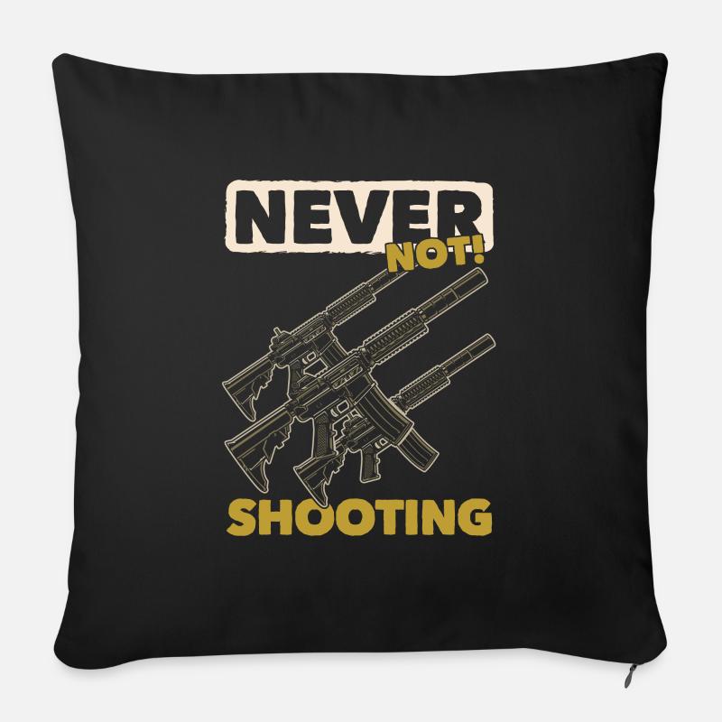 Airsoft - Sofakissenbezug 45 x 45 cm - Schwarz