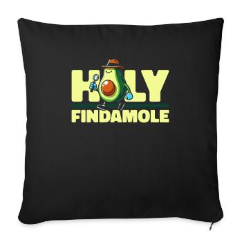 Médecin légiste Avocat Holy Findamole - Housse de coussin décorative 45 x 45 cm - noir - Devant