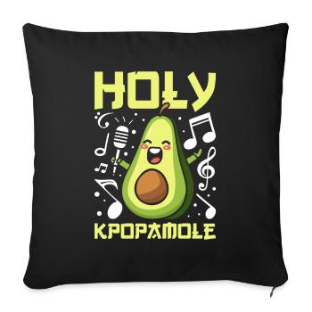 K Pop Kpop Korean Pop Avocado Holy Kpopamole - Sofa pillowcase 17,3'' x 17,3'' (45 x 45 cm) - black - Front