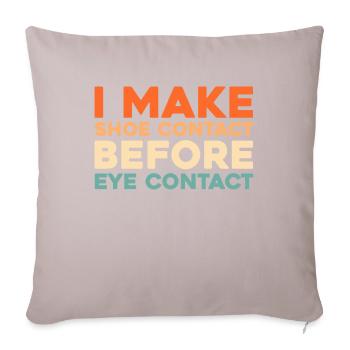 Sneakers - Sofa pillowcase 17,3'' x 17,3'' (45 x 45 cm) - light taupe - Front