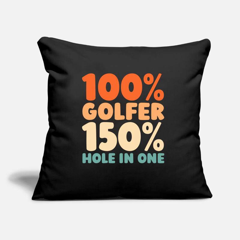 Golf Golfeurs Golfeurs Housse de coussin décorative 45 x 45 cm