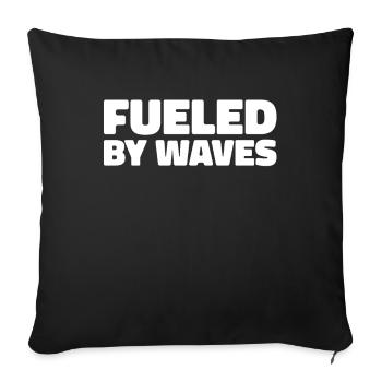 Voile, Voile, Voilier - Housse de coussin décorative 45 x 45 cm - noir - Devant