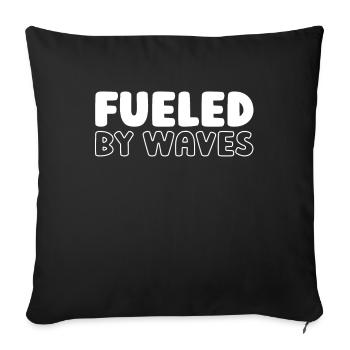 Voile, Voile, Voilier - Housse de coussin décorative 45 x 45 cm - noir - Devant