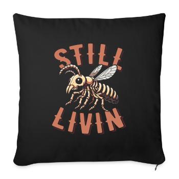 Entomologie Entomologiste Insecte - Housse de coussin décorative 45 x 45 cm - noir - Devant