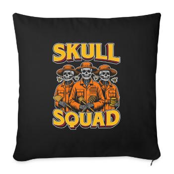 Apiculteurs Apiculteurs - Housse de coussin décorative 45 x 45 cm - noir - Devant