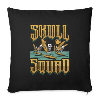 Windsurfing Windsurfers - Sofa pillowcase 17,3'' x 17,3'' (45 x 45 cm) - black - Front