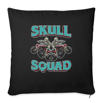 Quad Bike - Sofa pillowcase 17,3'' x 17,3'' (45 x 45 cm) - black - Front