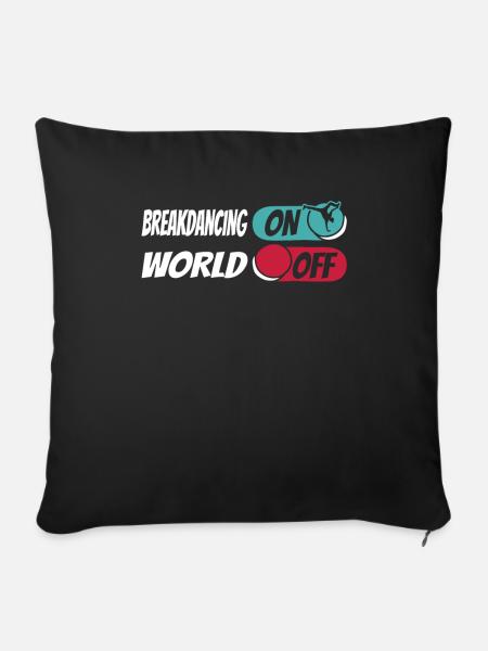 Breakdance Breakdancer Breakdancing - Sofakissenbezug 45 x 45 cm - Schwarz