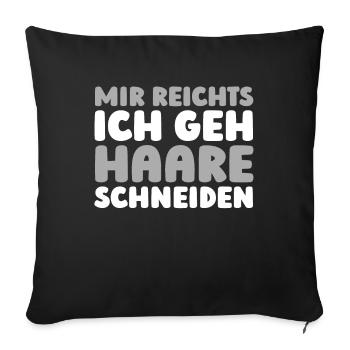 Waiter Waitress - Sofa pillowcase 17,3'' x 17,3'' (45 x 45 cm) - black - Front
