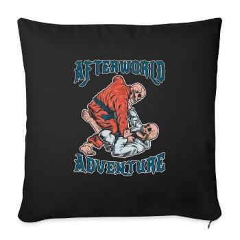 Judoka Afterworld Adventure - Housse de coussin décorative 45 x 45 cm - noir - Devant