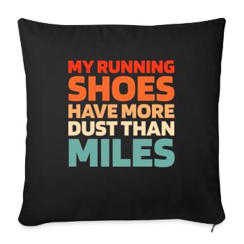 Black Humor Funny Quote Saying - Sofa pillowcase 17,3'' x 17,3'' (45 x 45 cm) - black - Front