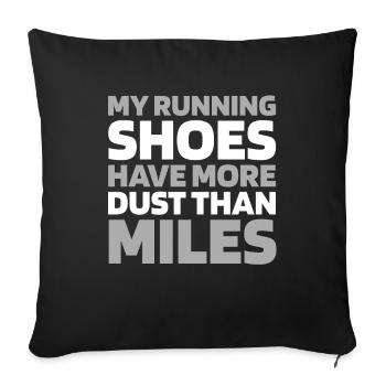 Black Humor Funny Quote Saying - Sofa pillowcase 17,3'' x 17,3'' (45 x 45 cm) - black - Front