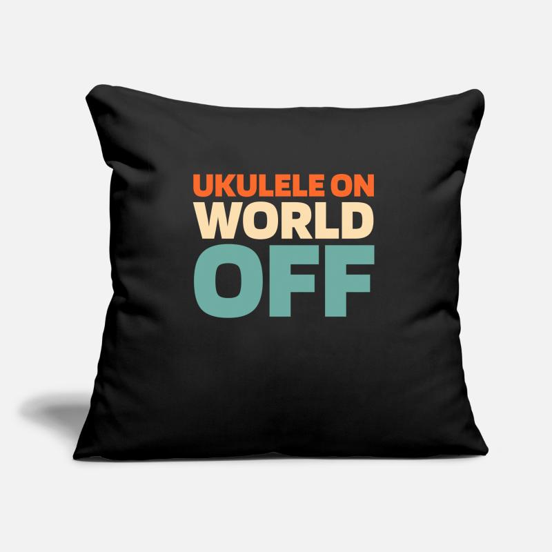 Ukulele Ukulele On World Off Sofa pillowcase 17,3'' x 17,3'' (45 x 45 cm)