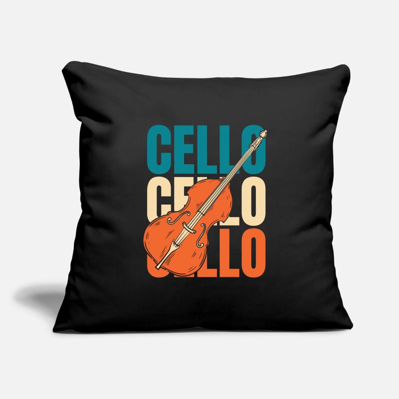 Cello Cellist Sofa pillowcase 17,3'' x 17,3'' (45 x 45 cm)