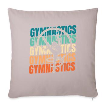 Rsg Gymnastics Gymnastics - Sofa pillowcase 17,3'' x 17,3'' (45 x 45 cm) - light taupe - Front