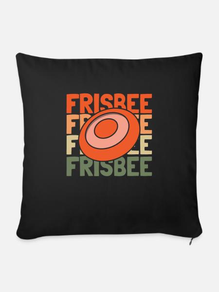 Frisbee - Sofakissenbezug 45 x 45 cm - Schwarz