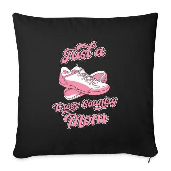 Xc Runner Cross Country Running - Sofa pillowcase 17,3'' x 17,3'' (45 x 45 cm) - black - Front