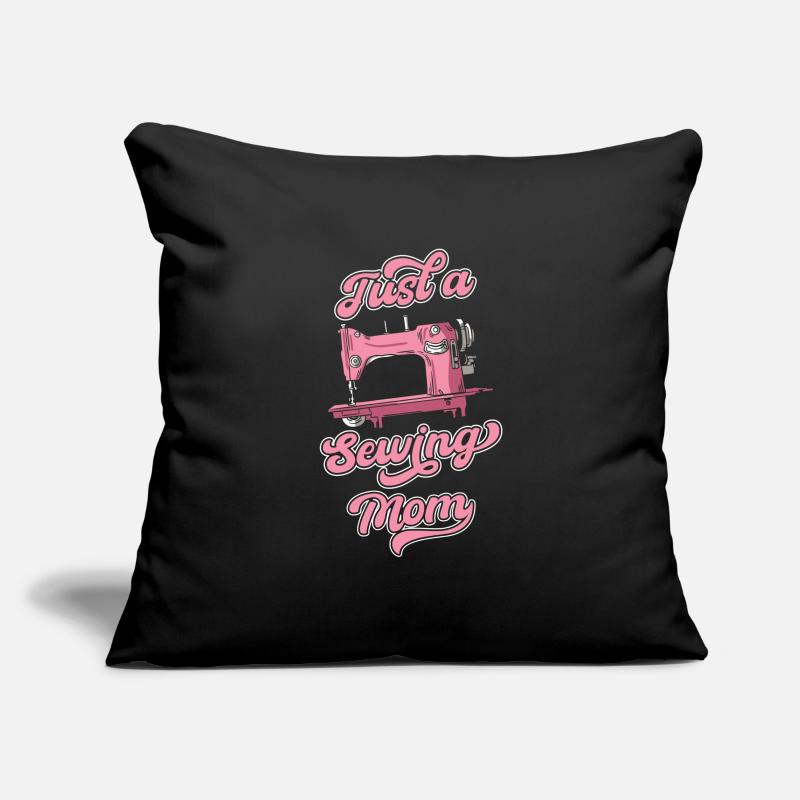 Sewing Machine Just A Sewing Mom Sofa pillowcase 17,3'' x 17,3'' (45 x 45 cm)