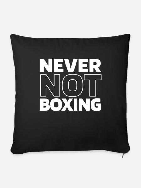 Boxen Boxer - Sofakissenbezug 45 x 45 cm - Schwarz