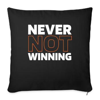 Basket-ball Joueurs de basket-ball - Housse de coussin décorative 45 x 45 cm - noir - Devant