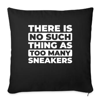 Baskets - Housse de coussin décorative 45 x 45 cm - noir - Devant