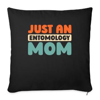Entomologie Entomologiste Insecte - Housse de coussin décorative 45 x 45 cm - noir - Devant