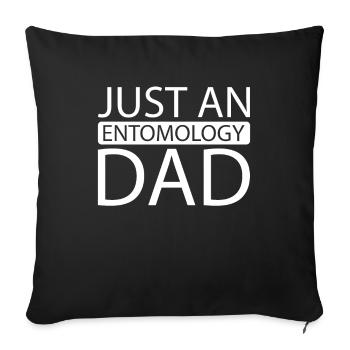 Entomologie Entomologiste Insecte - Housse de coussin décorative 45 x 45 cm - noir - Devant