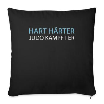 Judoka - Housse de coussin décorative 45 x 45 cm - noir - Devant