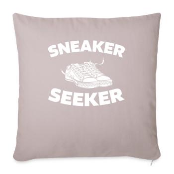Sneakers - Sofa pillowcase 17,3'' x 17,3'' (45 x 45 cm) - light taupe - Front