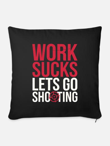 Airsoft - Sofakissenbezug 45 x 45 cm - Schwarz