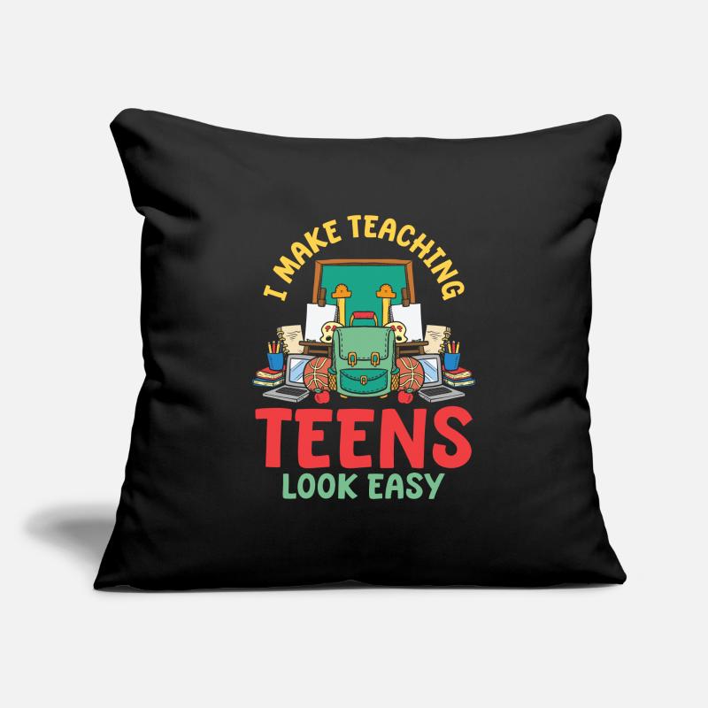 Professeur de lycée Housse de coussin décorative 45 x 45 cm