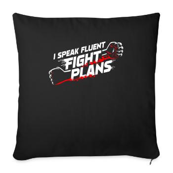 Instructeur - Housse de coussin décorative 45 x 45 cm - noir - Devant