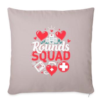 Hospital Physician Kader - Sofa pillowcase 17,3'' x 17,3'' (45 x 45 cm) - light taupe - Front
