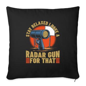 State Policeman - Sofa pillowcase 17,3'' x 17,3'' (45 x 45 cm) - black - Front