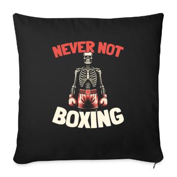 Boxen Boxer - Sofakissenbezug 45 x 45 cm - Schwarz - Vorne