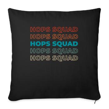 Caméraman Kader - Housse de coussin décorative 45 x 45 cm - noir - Devant