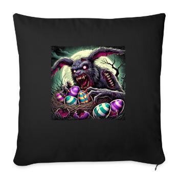 Wendigo Monster Deer Easter Werewolf Horror - Sofa pillowcase 17,3'' x 17,3'' (45 x 45 cm) - black - Front
