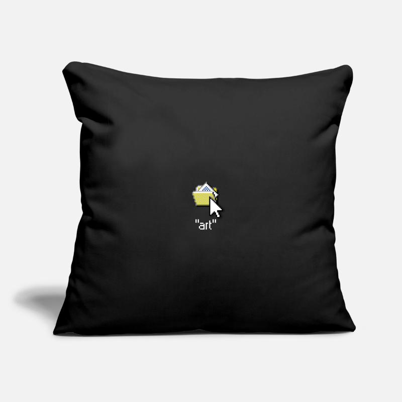 ART Housse de coussin décorative 45 x 45 cm