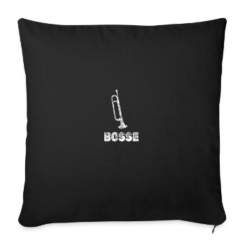 Blasmusik Bosse - Sofakissenbezug 45 x 45 cm - Schwarz - Vorne