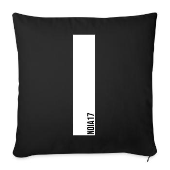 NOIA17 Streetwear - Sofa pillowcase 17,3'' x 17,3'' (45 x 45 cm) - black - Front