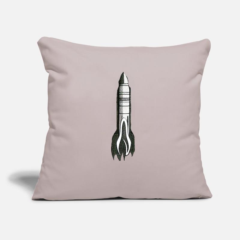 Spacecraft Rocket Space Flight Flight 2 Sofa pillowcase 17,3'' x 17,3'' (45 x 45 cm)