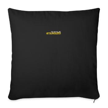 Appelez-moi Chef de département - Housse de coussin décorative 45 x 45 cm - noir - Devant