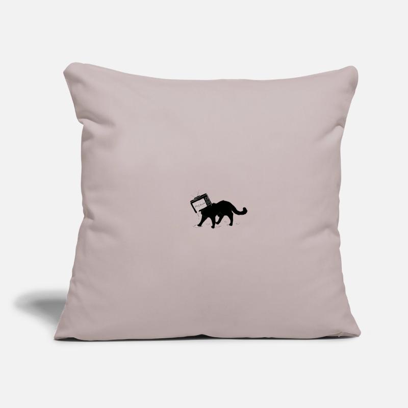chaton Housse de coussin décorative 45 x 45 cm
