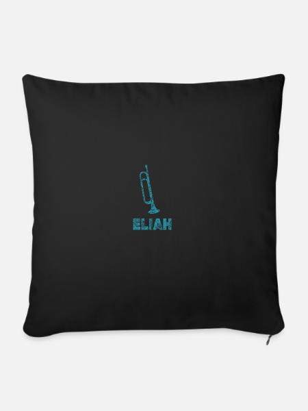 Blasmusik Eliah - Sofakissenbezug 45 x 45 cm - Schwarz