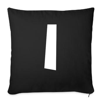 Meilleure vente Numero 1 - Housse de coussin décorative 45 x 45 cm - noir - Devant