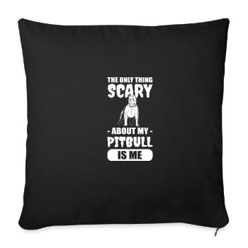 La seule chose qui est terriblement sarcastique personne G - Housse de coussin décorative 45 x 45 cm - noir - Devant
