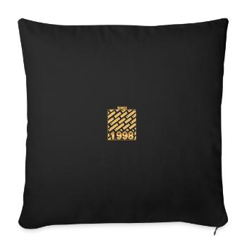 Hero 1998 - Sofa pillowcase 17,3'' x 17,3'' (45 x 45 cm) - black - Front