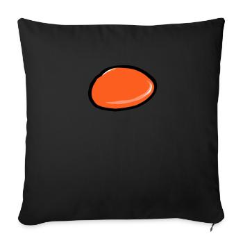 Lens - lenses - Sofa pillowcase 17,3'' x 17,3'' (45 x 45 cm) - black - Front