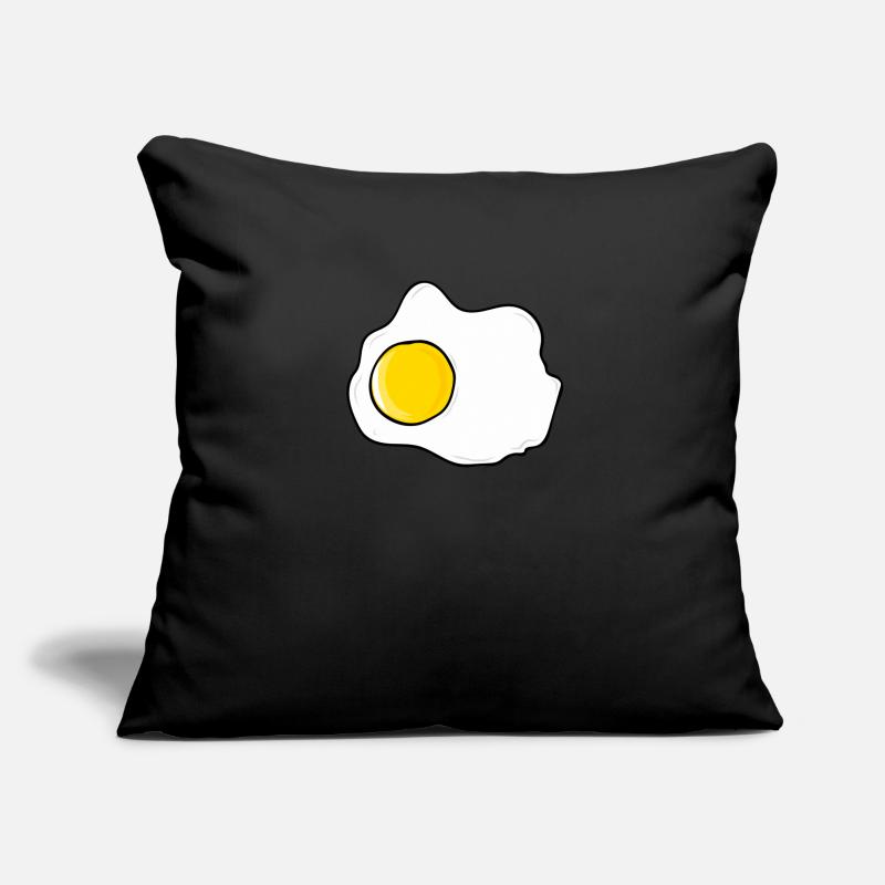 Fried egg - eggs Sofa pillowcase 17,3'' x 17,3'' (45 x 45 cm)