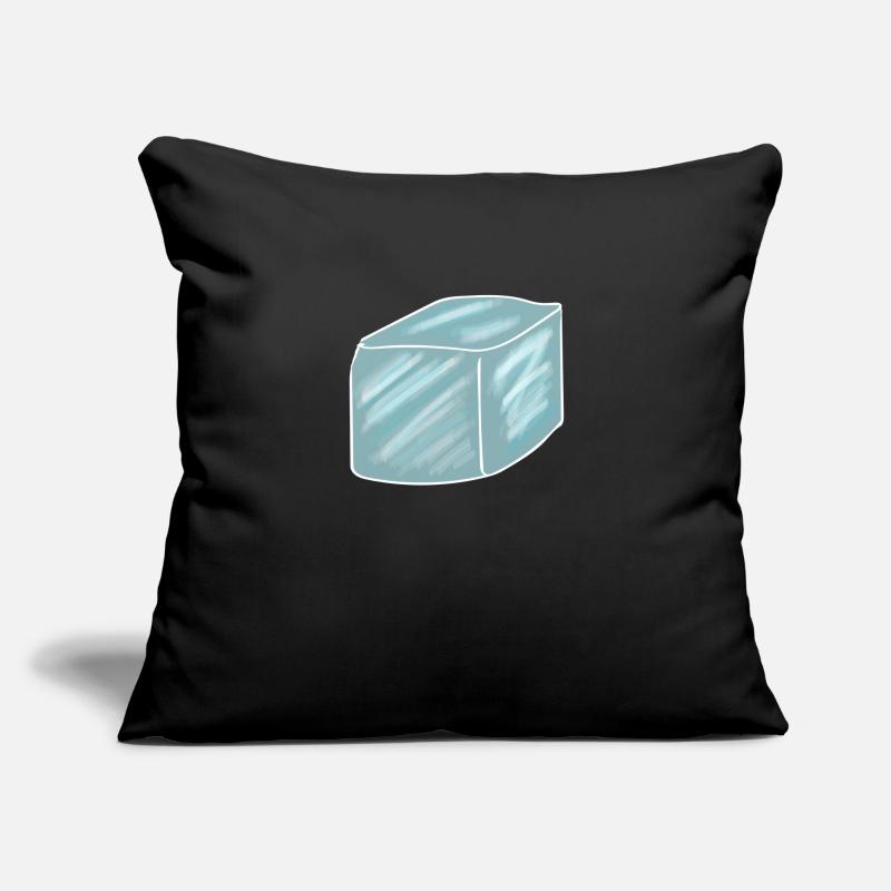 cubes de glace Housse de coussin décorative 45 x 45 cm